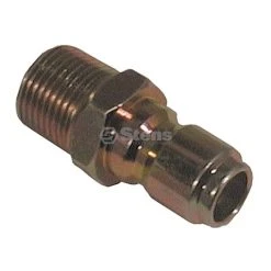 BMI Quick Coupler Plug Male - 3/8'' Pl Steel, Male, 4000 PSI
