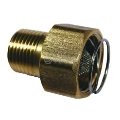BMI Garden Hose Adapter - 3/4''F X M, 1/2''m Nipple