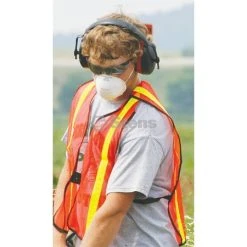 BMI Safety Vest - Vertical Stripe F/B